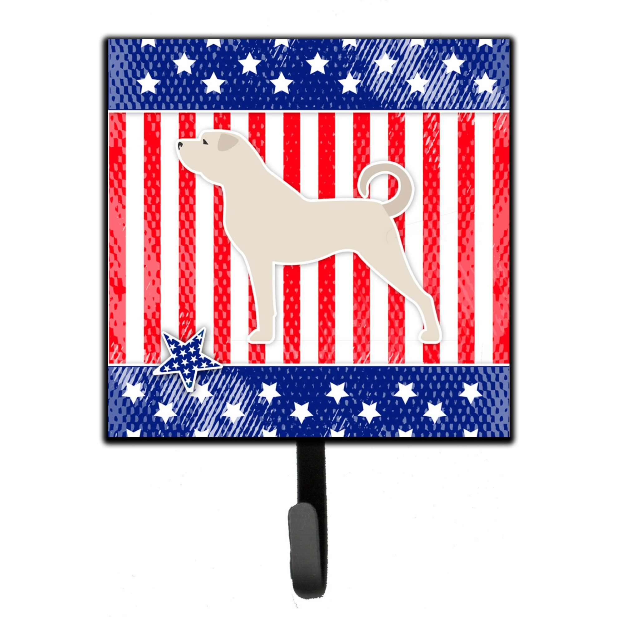 &quotCaroline's Treasures USA Patriotic Anatolian Shepherd Leash or Key Holder BB3377SH4, Small, Multicolor"
