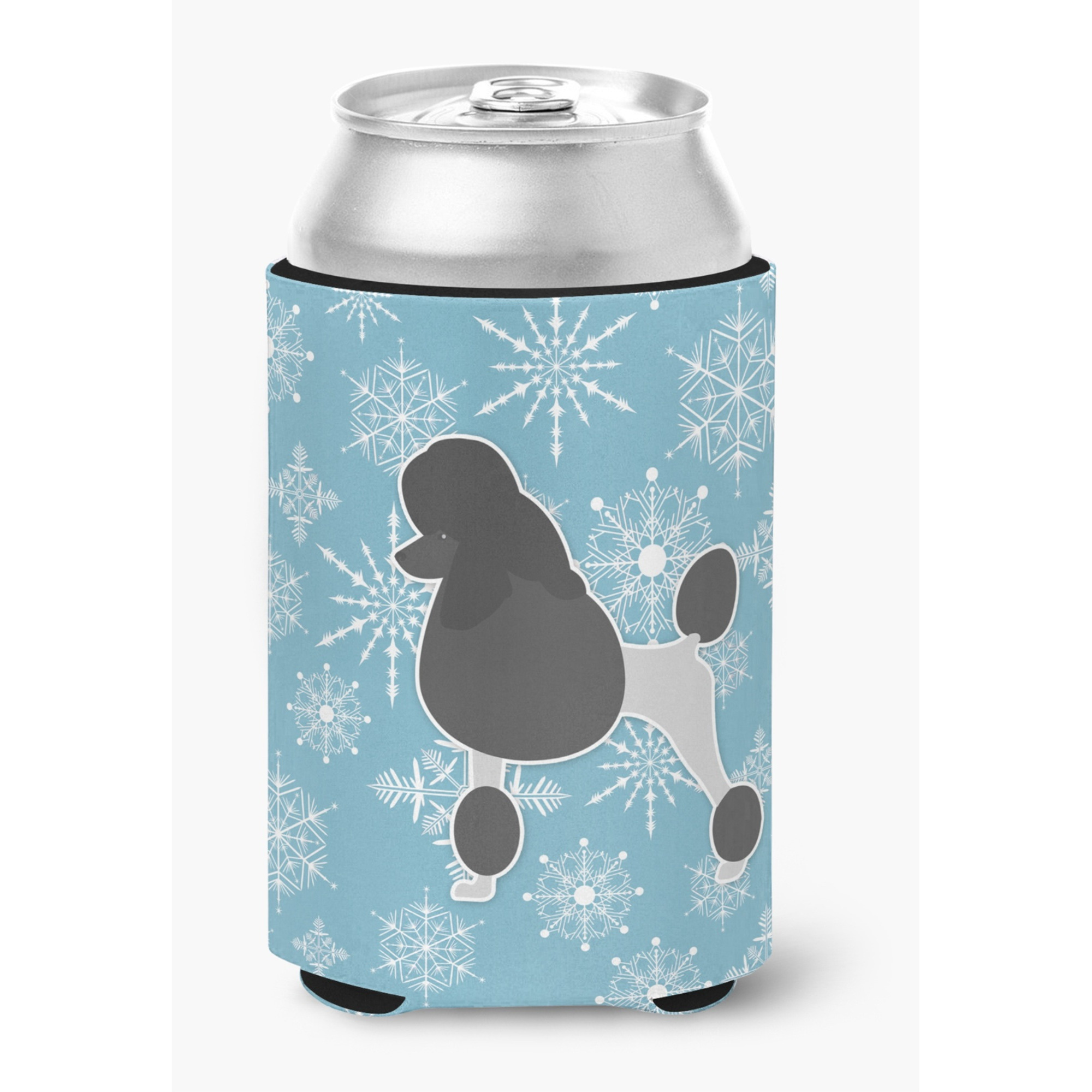 &quotCaroline's Treasures Winter Snowflake Poodle Can or Bottle Hugger BB3539CC, Can Hugger, Multicolor"
