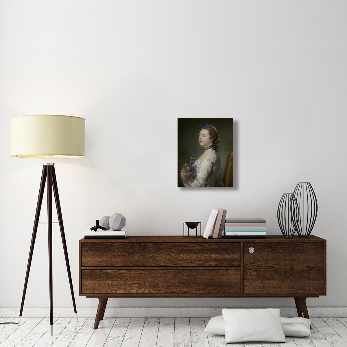 Magdaleine Pinceloup de la Grange, ne de Parseval-Canvas Art-20&quotx24"