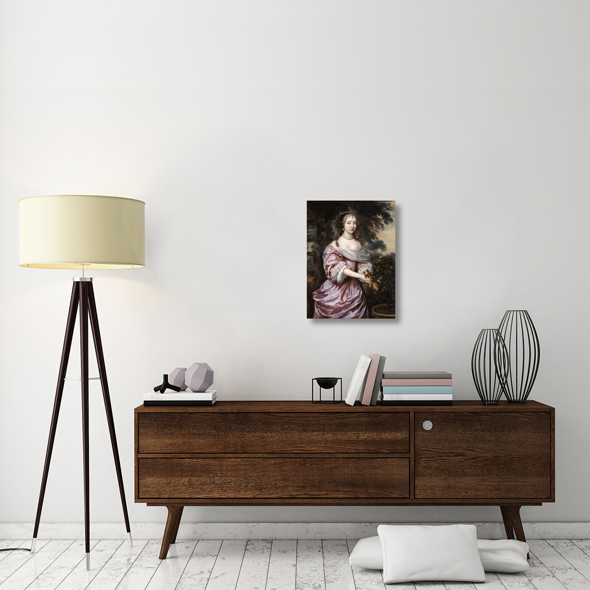 Portrait of a Woman-Canvas Art-18&quotx24"