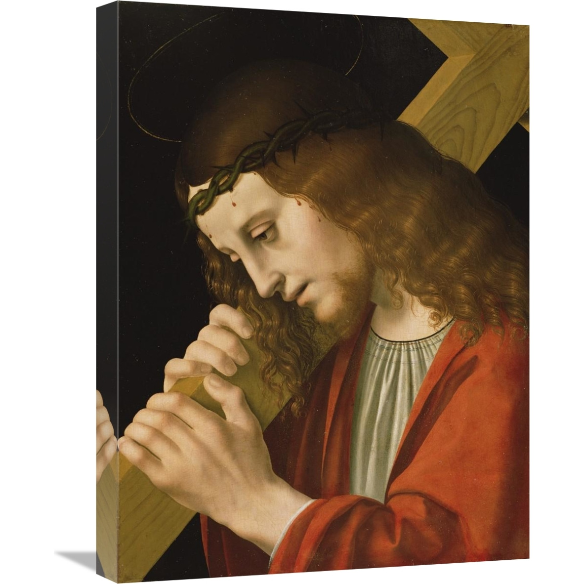 Christ Carrying the Cross-Canvas Art-18&quotx24"