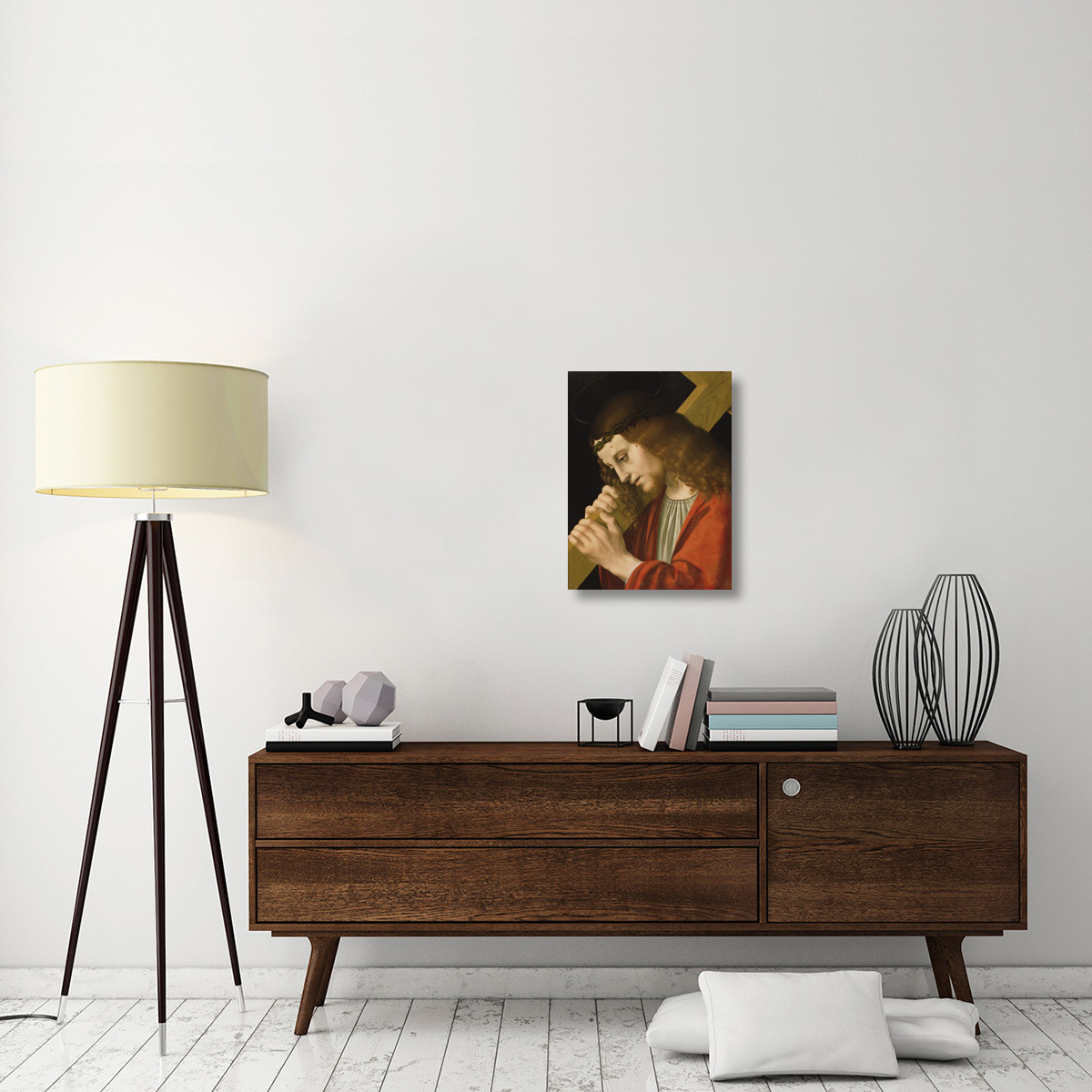 Christ Carrying the Cross-Canvas Art-18&quotx24"