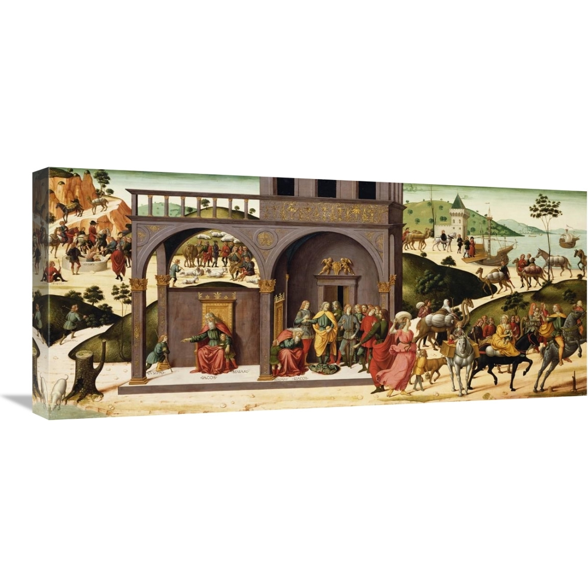 The Story of Joseph-Canvas Art-30&quotx13.5"