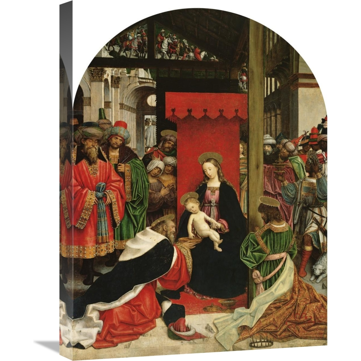 Adoration of the Magi-Canvas Art-18&quotx24"