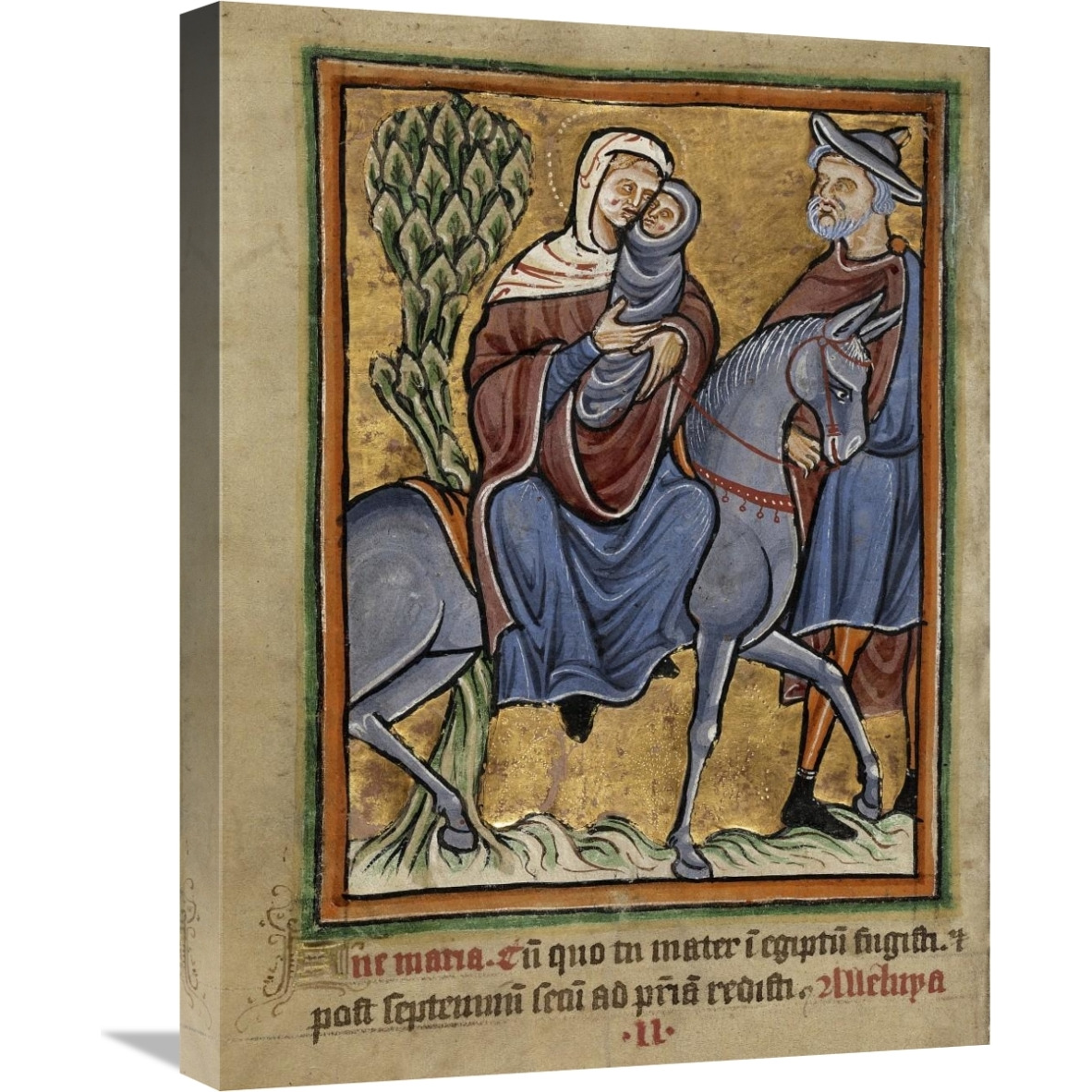 The Flight into Egypt-Canvas Art-18&quotx24"