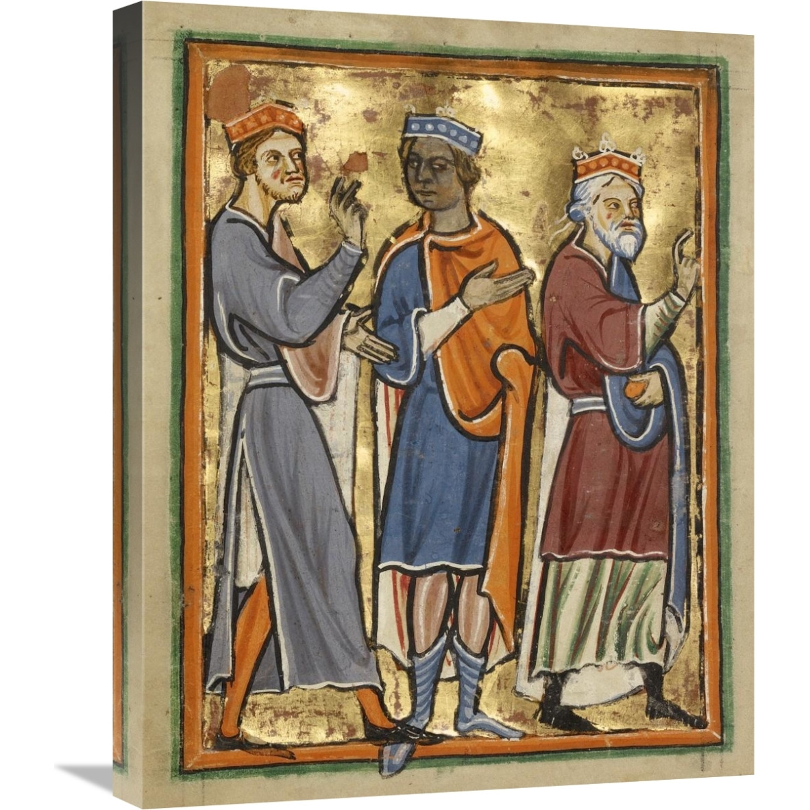 The Magi Approaching Herod-Canvas Art-20&quotx24"