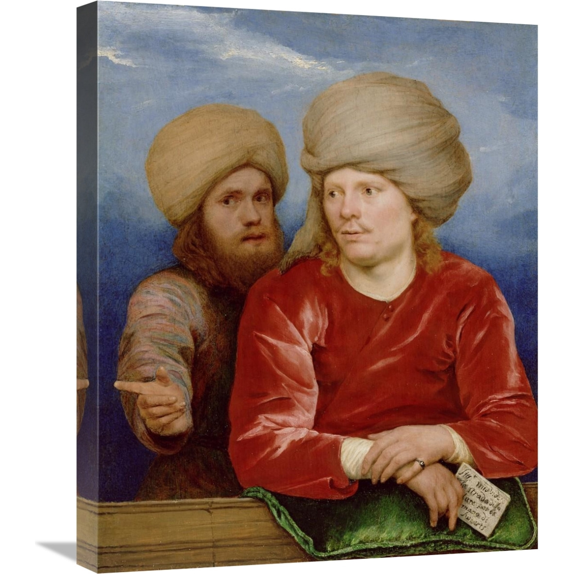 Double Portrait-Canvas Art-20&quotx24"