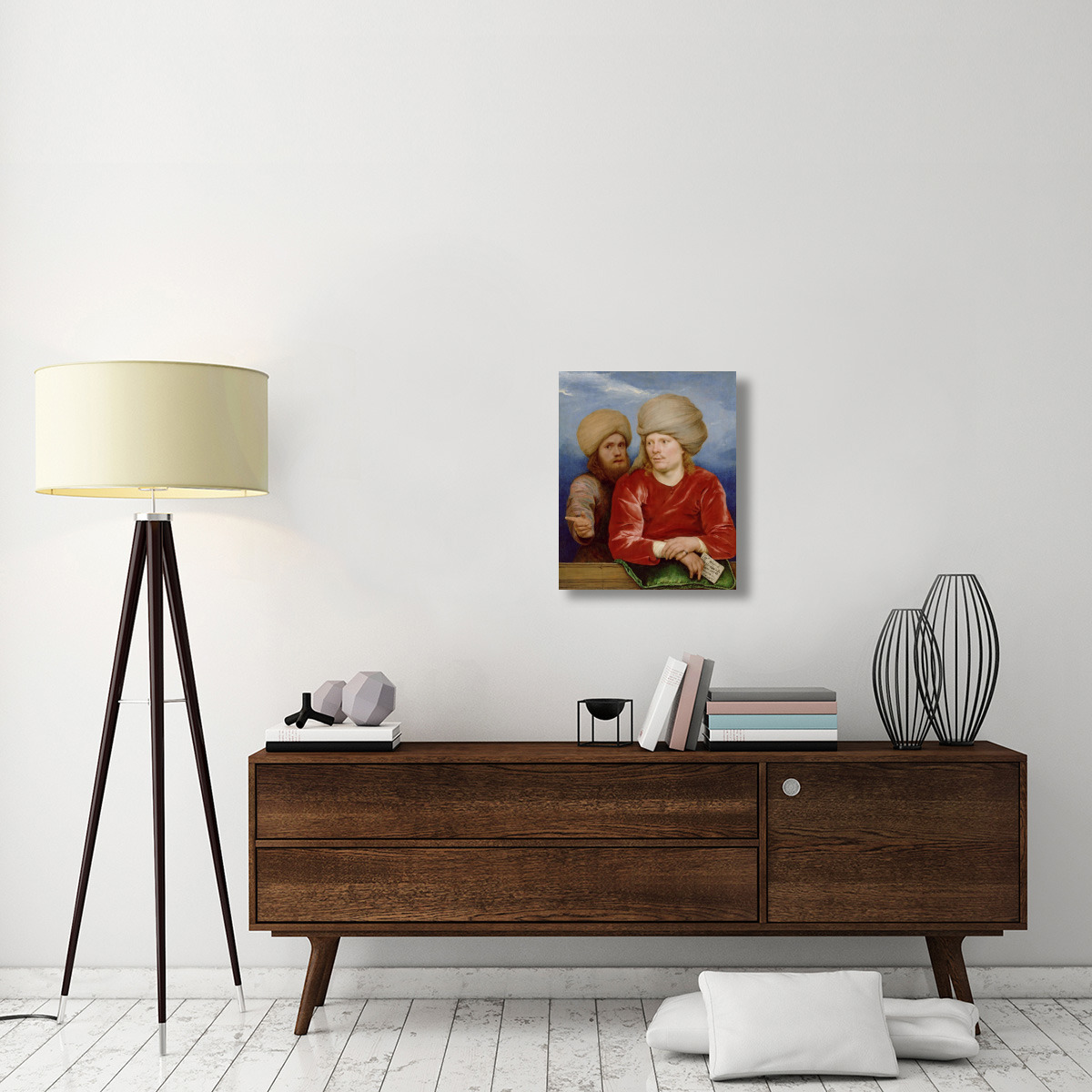 Double Portrait-Canvas Art-20&quotx24"
