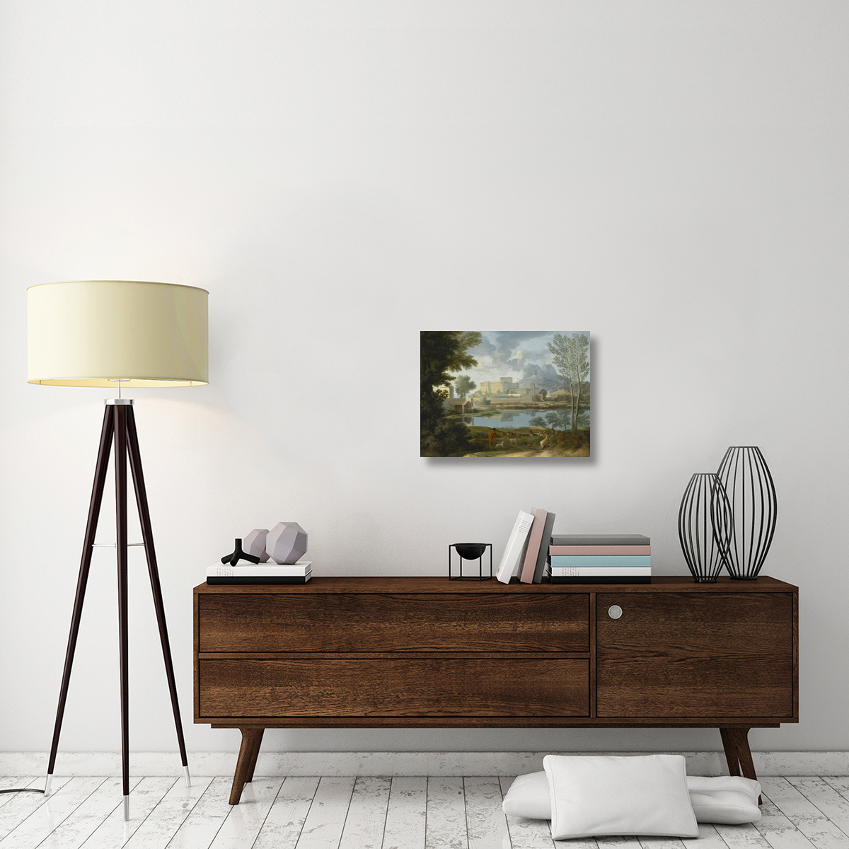 Landscape with a Calm (Un Temps calme et serein)-Canvas Art-24&quotx18"