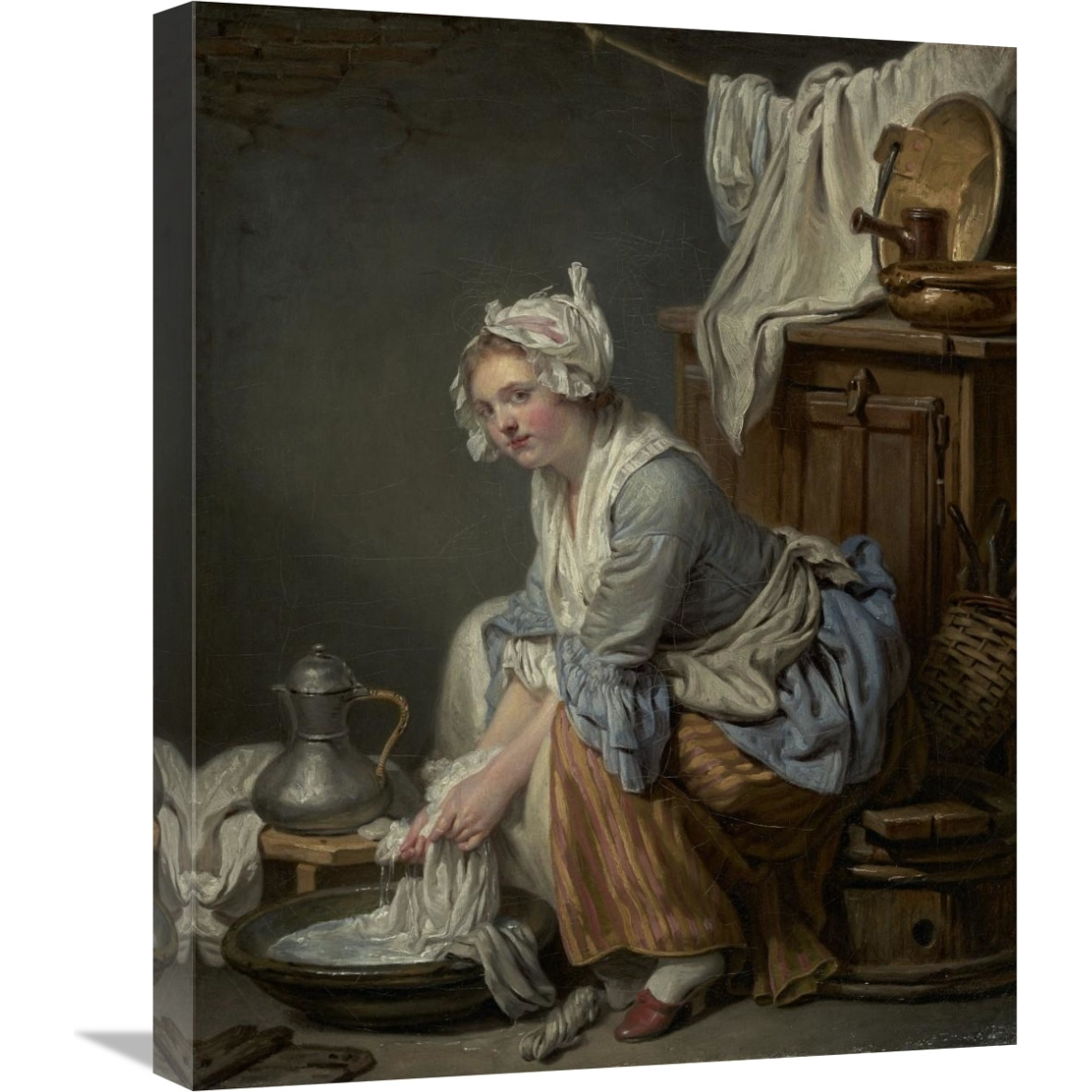The Laundress (La Blanchisseuse)-Canvas Art-20&quotx24"