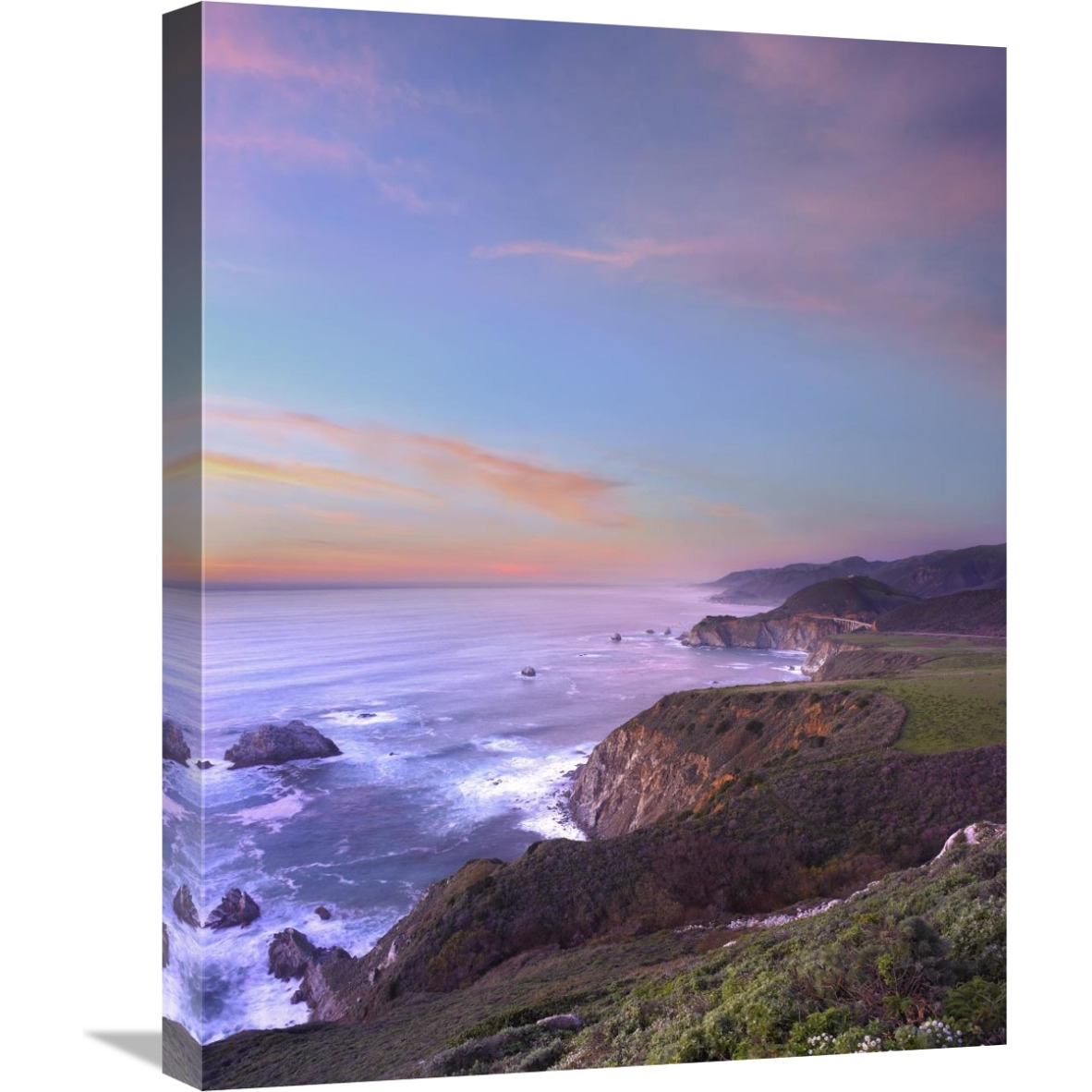 Bixby Bridge, Big Sur, California-Canvas Art-18&quotx24"