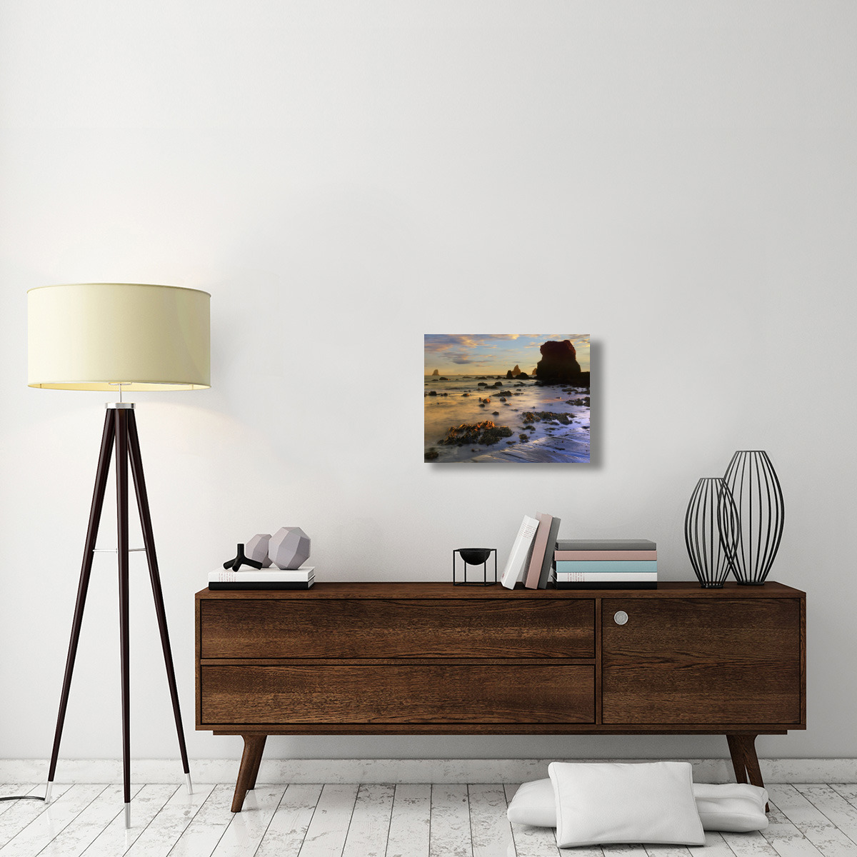 Seastacks, Lone Ranch Beach, Oregon-Canvas Art-24&quotx18"
