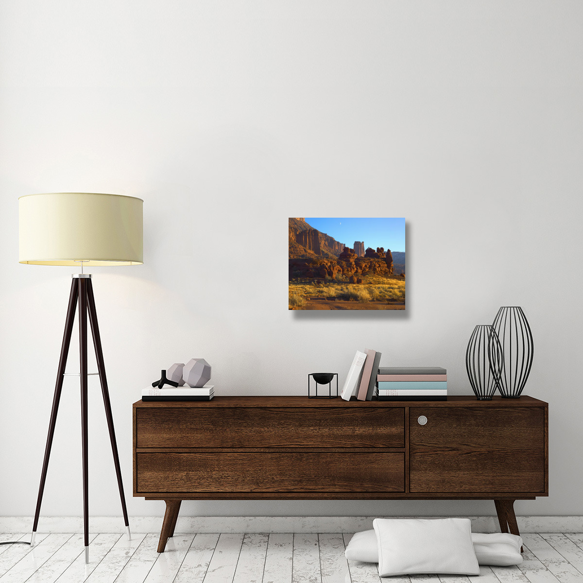 Fisher Towers at Professor Valley, Utah-Canvas Art-24&quotx20"