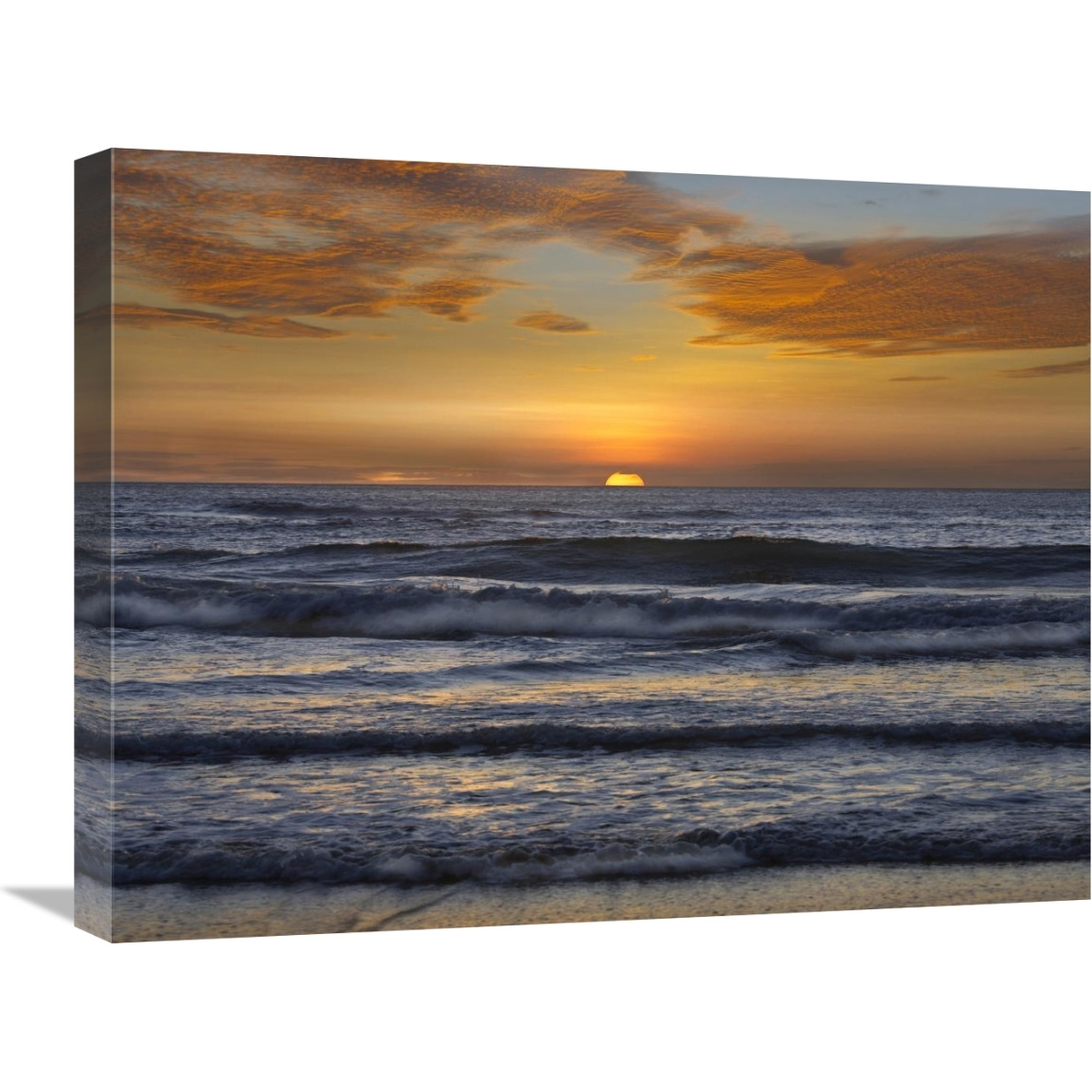 Sunset, Playa Langosta, Guanacaste, Costa Rica-Canvas Art-24&quotx18"