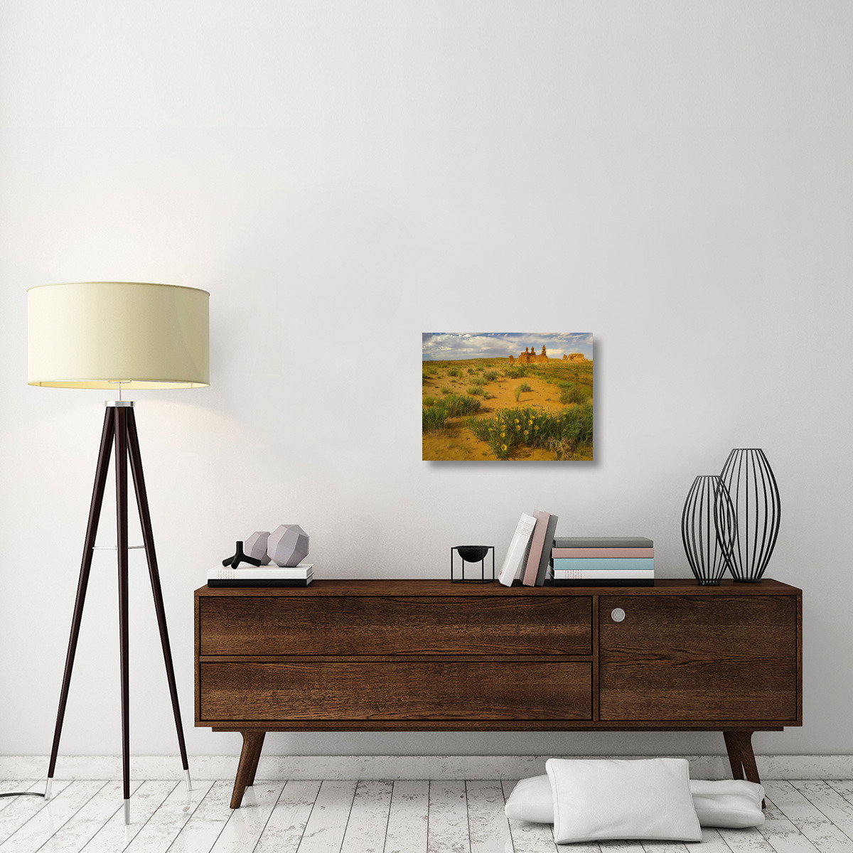 The Three Judges, Goblin Valley State Park, Utah-Canvas Art-24&quotx18"