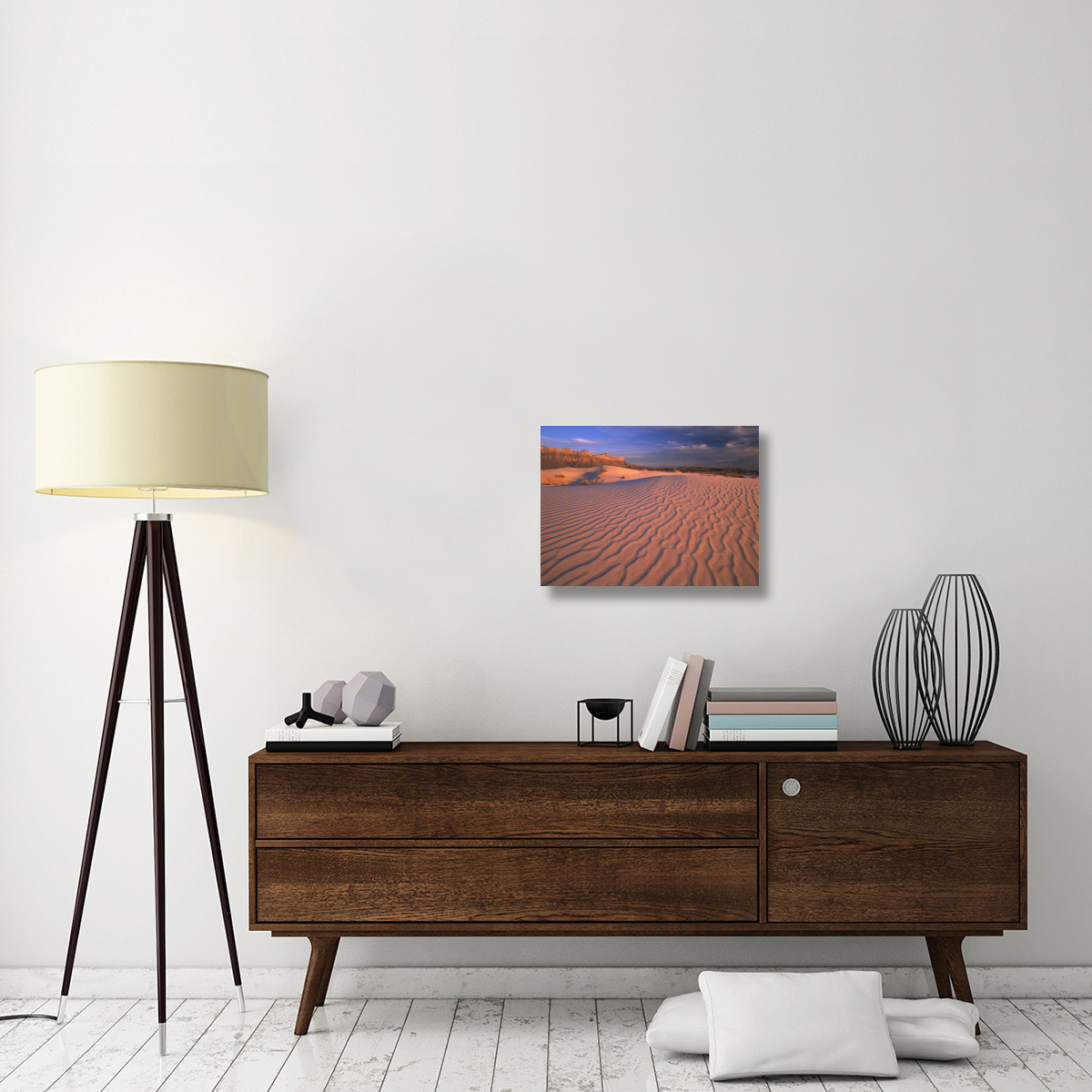 Gypsum dunes, Guadalupe Mountains National Park, Texas-Canvas Art-24&quotx18"