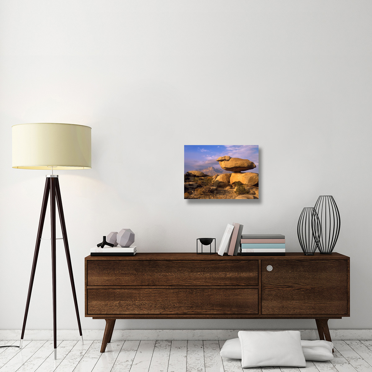 Balanced rocks, Guadalupe Mountain National Park, Texas-Canvas Art-24&quotx18"