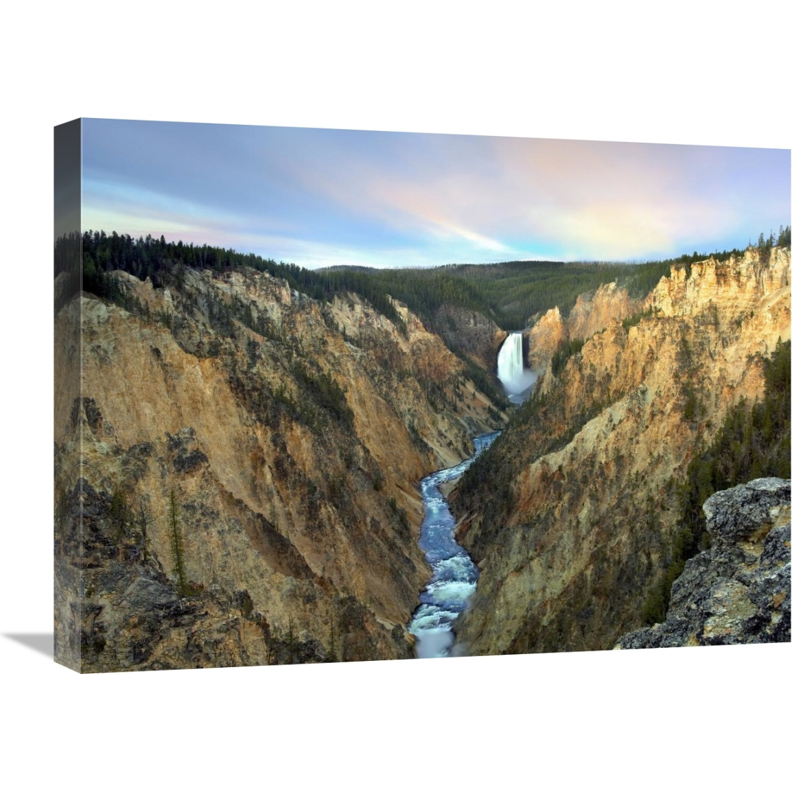 Lower Yellowstone Falls, Yellowstone National Park, Wyoming-Canvas Art-24&quotx18"