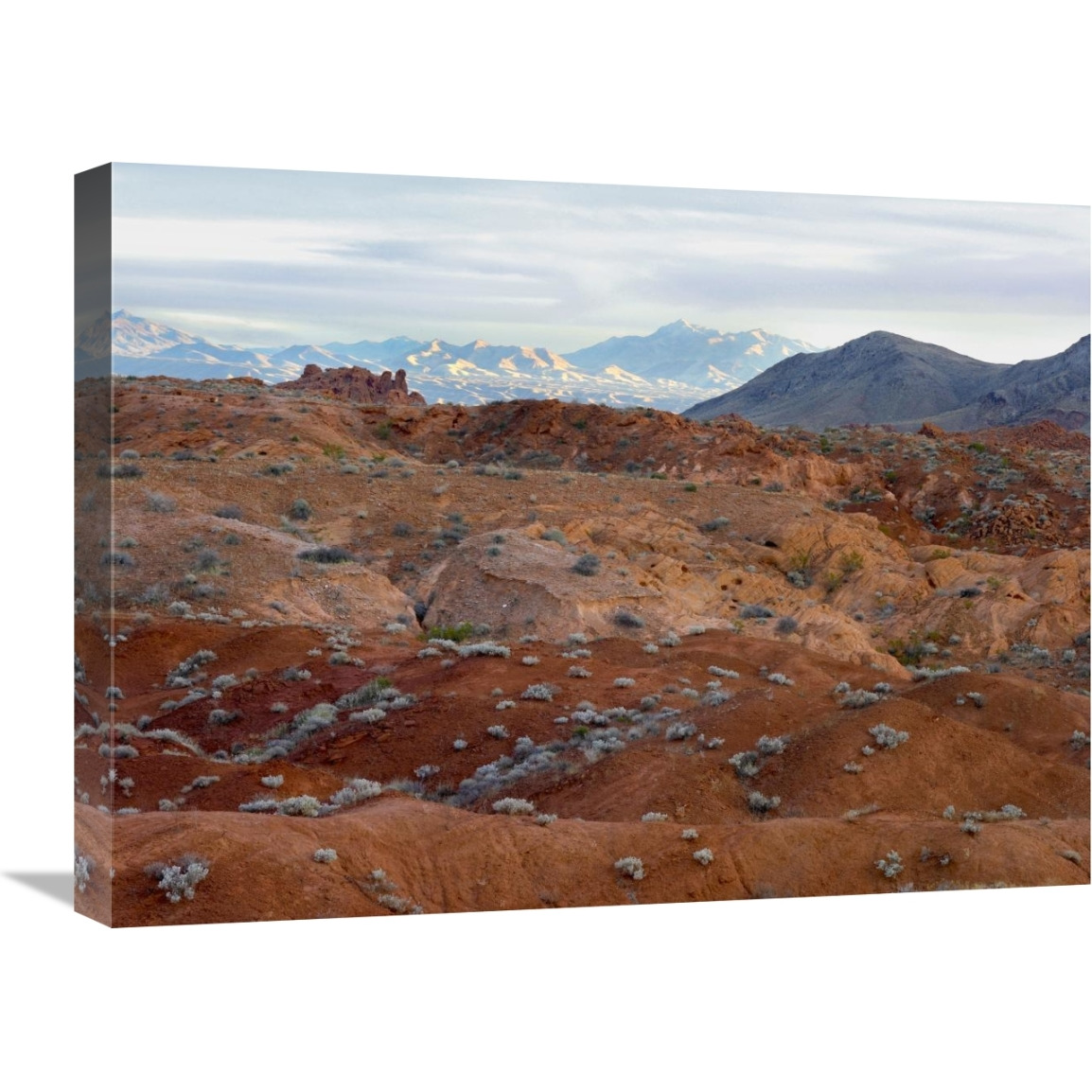 Black Mountains surrounding Valley of Fire State Park, Nevada-Canvas Art-24&quotx18"