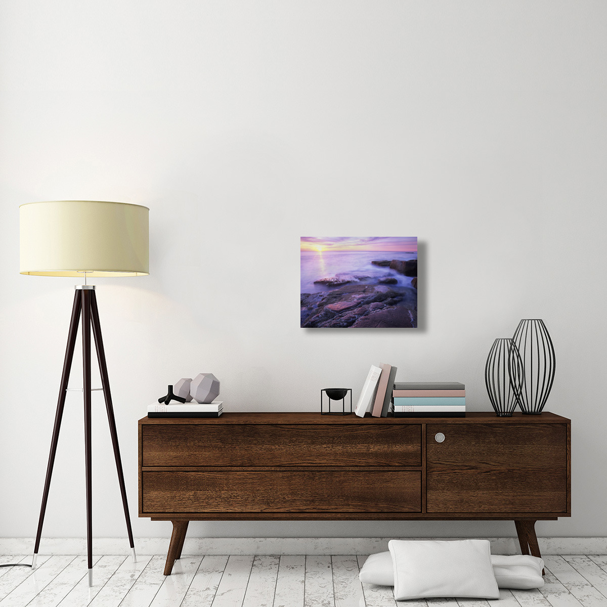 Atlantic coast near Thunder Hole, Acadia National Park, Maine-Canvas Art-24&quotx18"