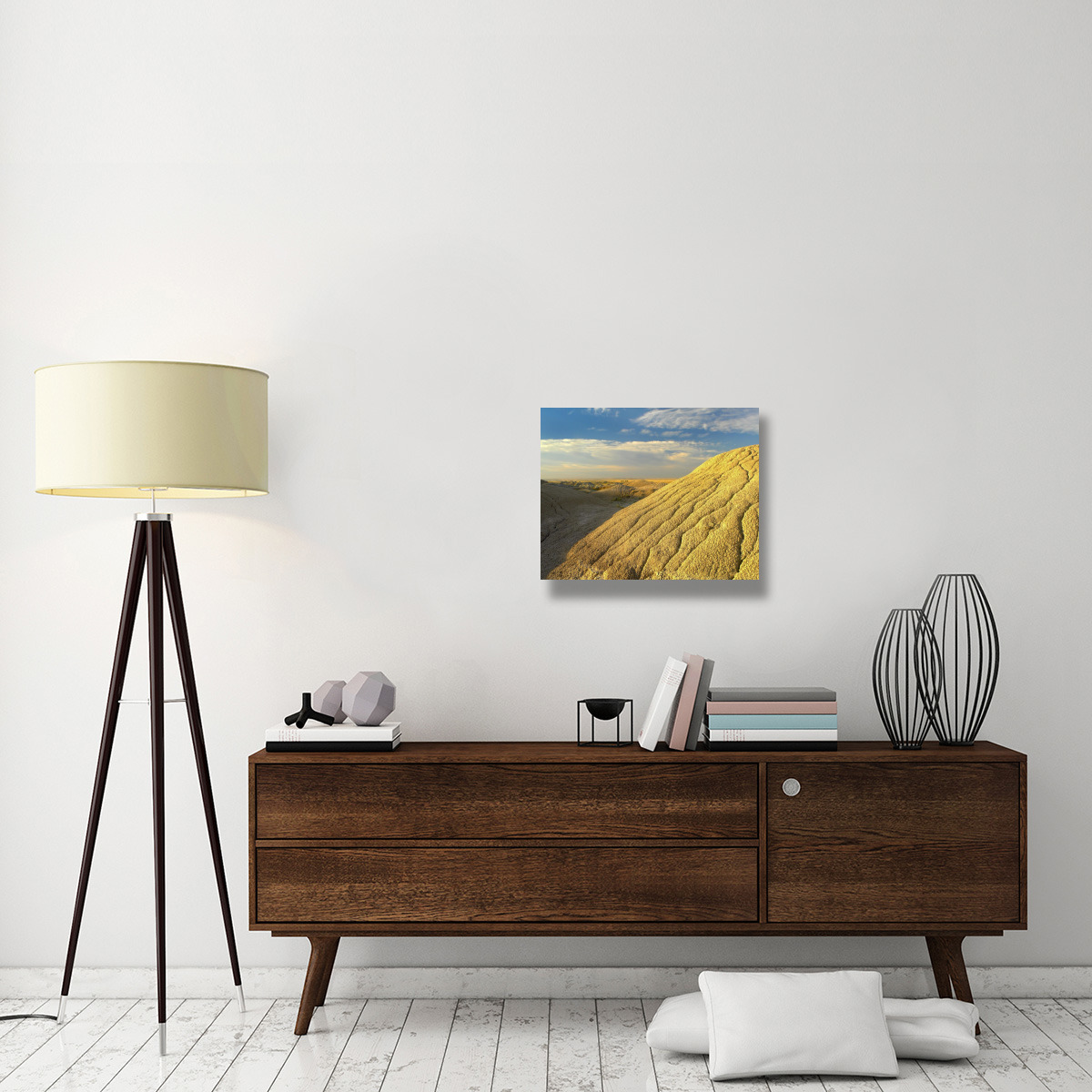 Detail of erosional feature, Badlands National Park, South Dakota-Canvas Art-24&quotx20"