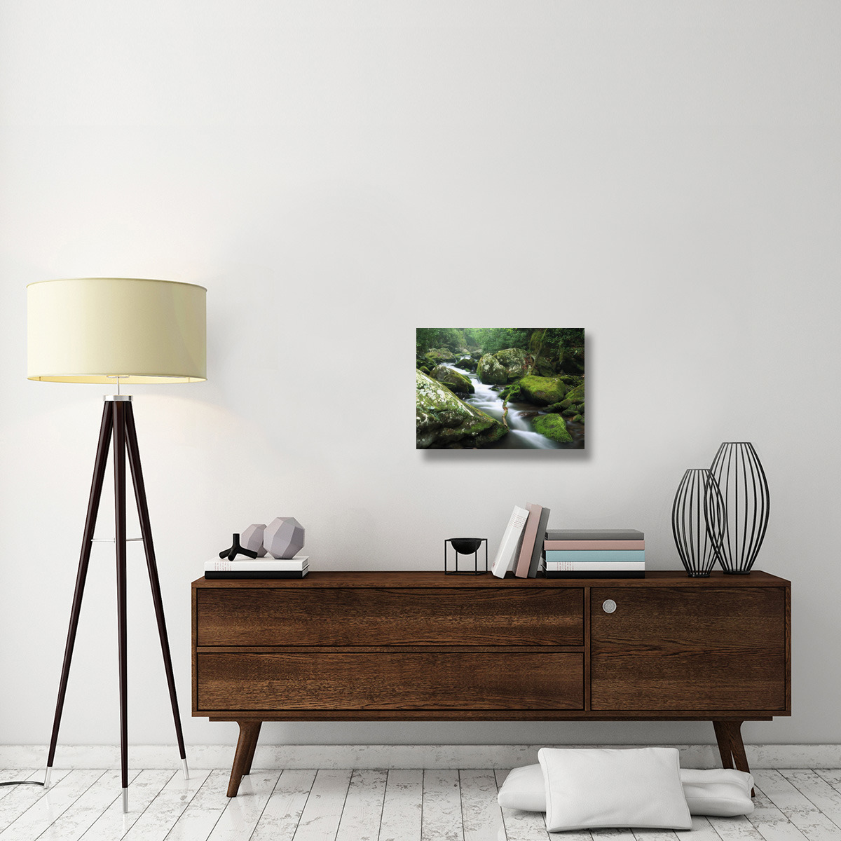 Roaring fork river, Great Smoky Mountains National Park, Tennessee-Canvas Art-24&quotx18"
