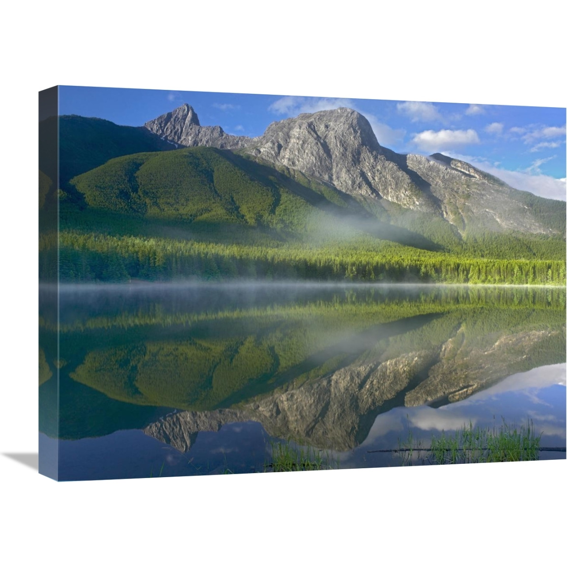 The Wedge overlooking Wedge Pond, Kananaskis Country, Alberta, Canada-Canvas Art-24&quotx18"