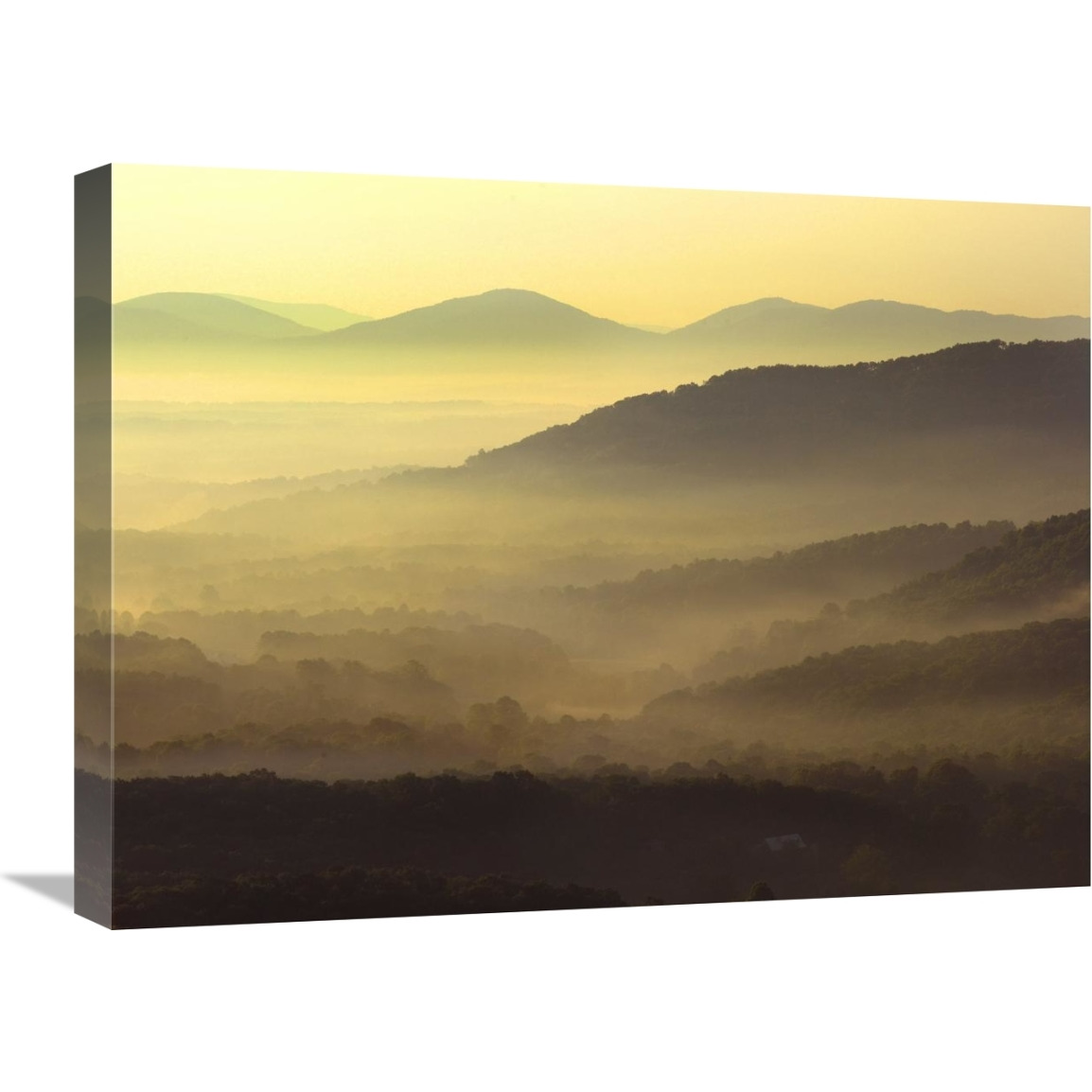 Appalachian Mountains from Doughton Park, Blue Ridge Parkway, North Carolina-Canvas Art-24&quotx18"