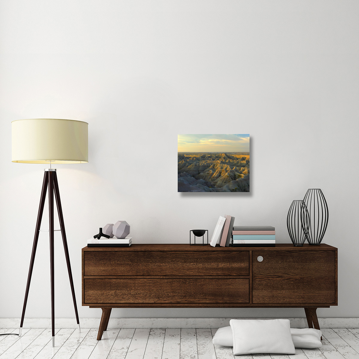 White River Overlook, Badlands National Park, South Dakota-Canvas Art-24&quotx20"
