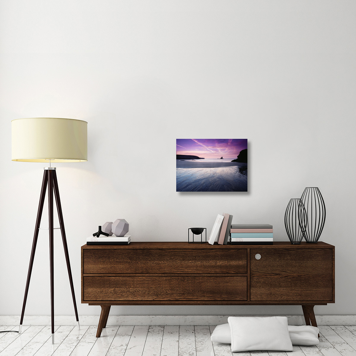 Sunrise, Broadhaven, south Pembrokeshire National Park, Wales-Canvas Art-24&quotx18"