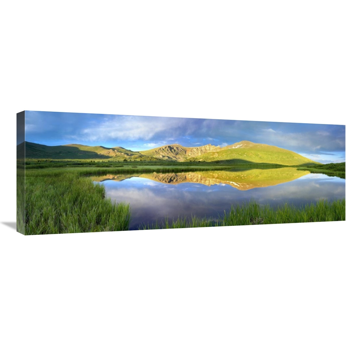 Mt Bierstadt as seen from Guanella Pass, Colorado-Canvas Art-36&quotx13.32"