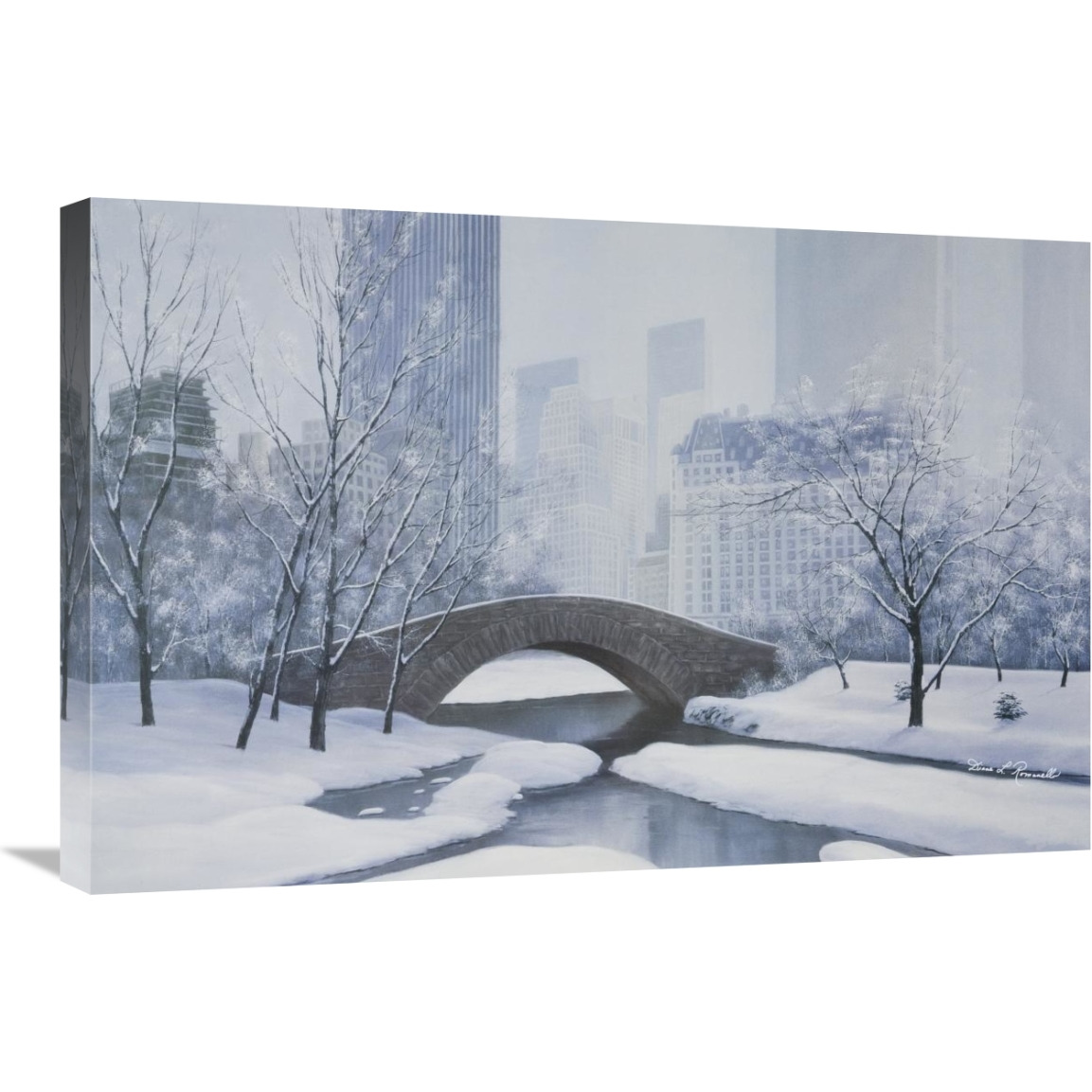 The Plaza-Canvas Art-30&quotx20"