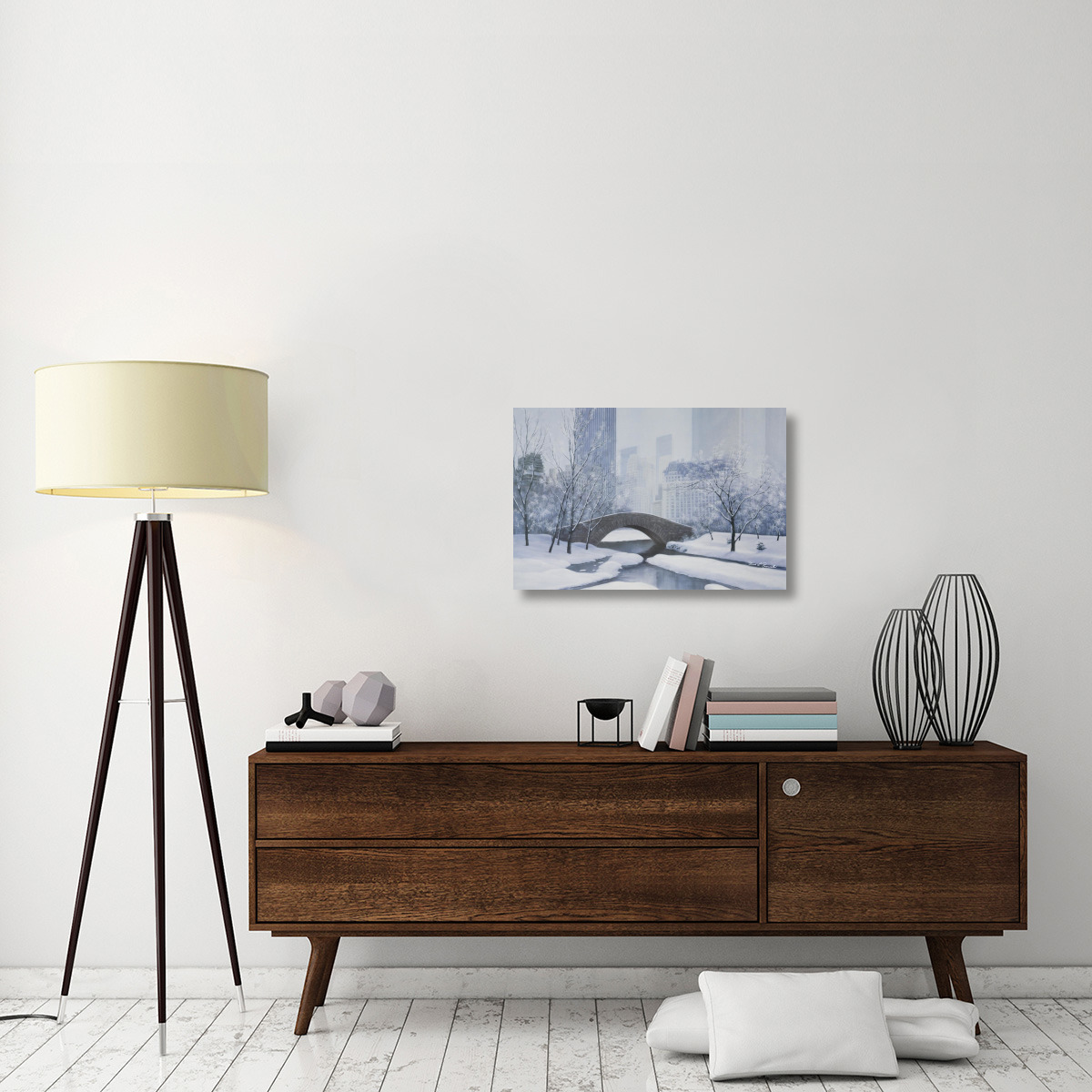 The Plaza-Canvas Art-30&quotx20"