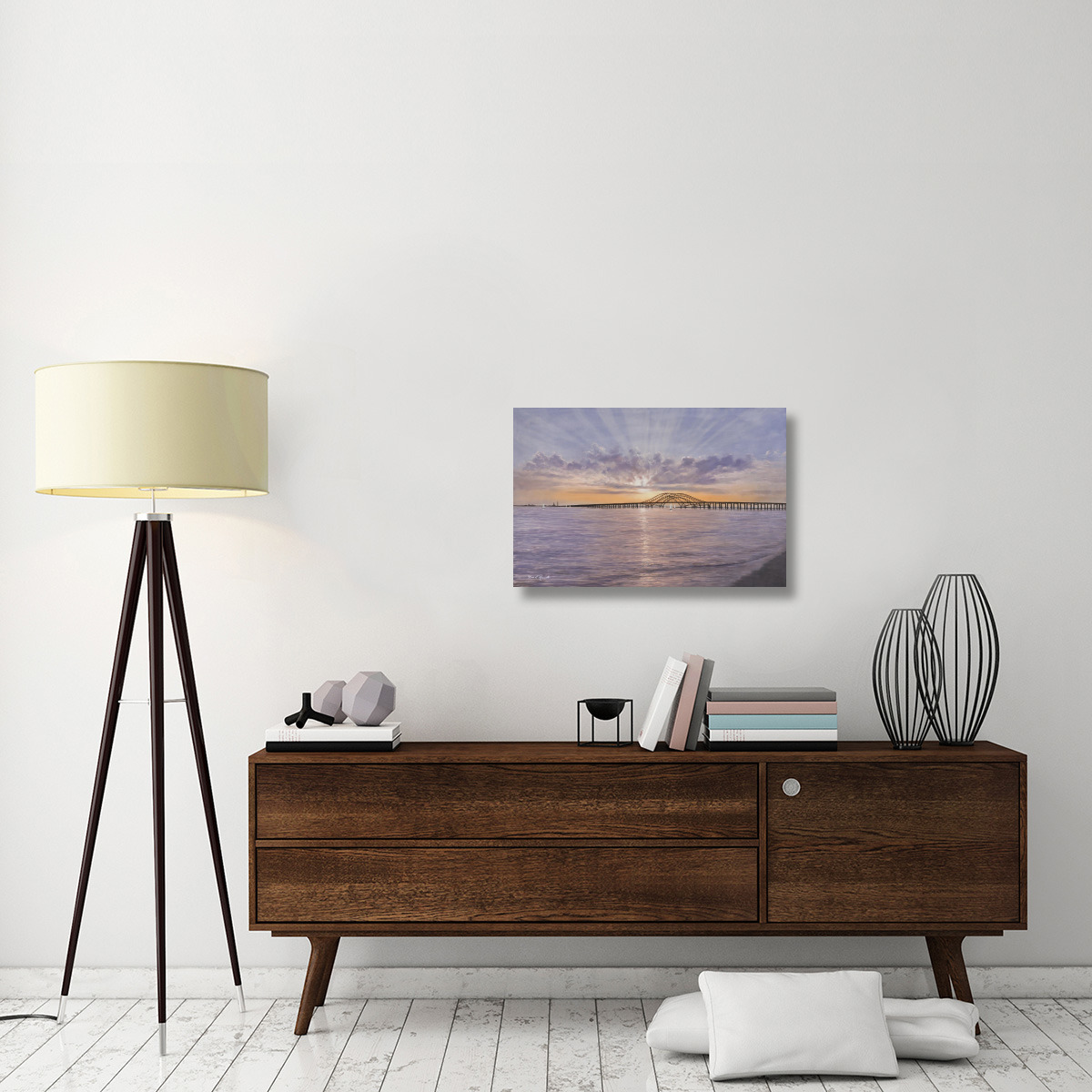 Sun Rays Over Captree-Canvas Art-30&quotx20"