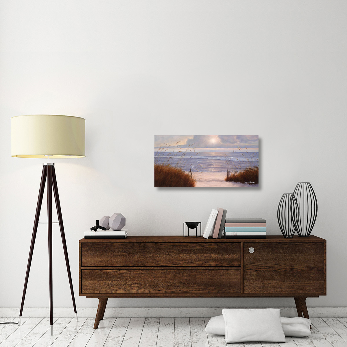 Beach Peace-Canvas Art-36&quotx18"