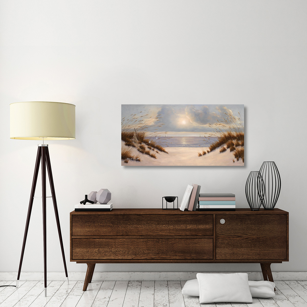 Coastal Dunes-Canvas Art-48&quotx24"