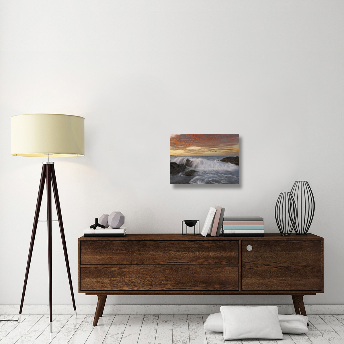 Breaking wave, Playa Langosta, Guanacaste, Costa Rica-Canvas Art-24&quotx18"