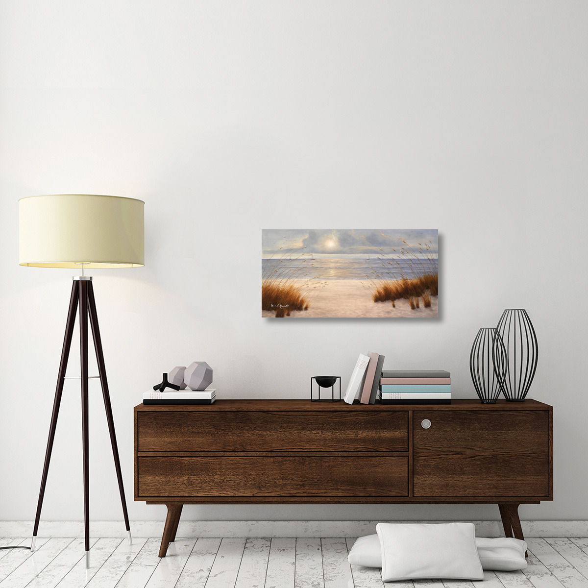 Beach Days-Canvas Art-36&quotx18"