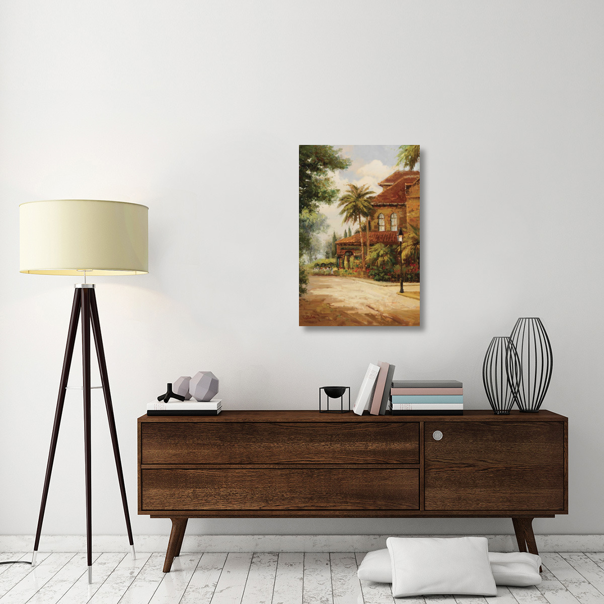 Hacienda de Santiago - Vertical Crop-Canvas Art-24&quotx36"