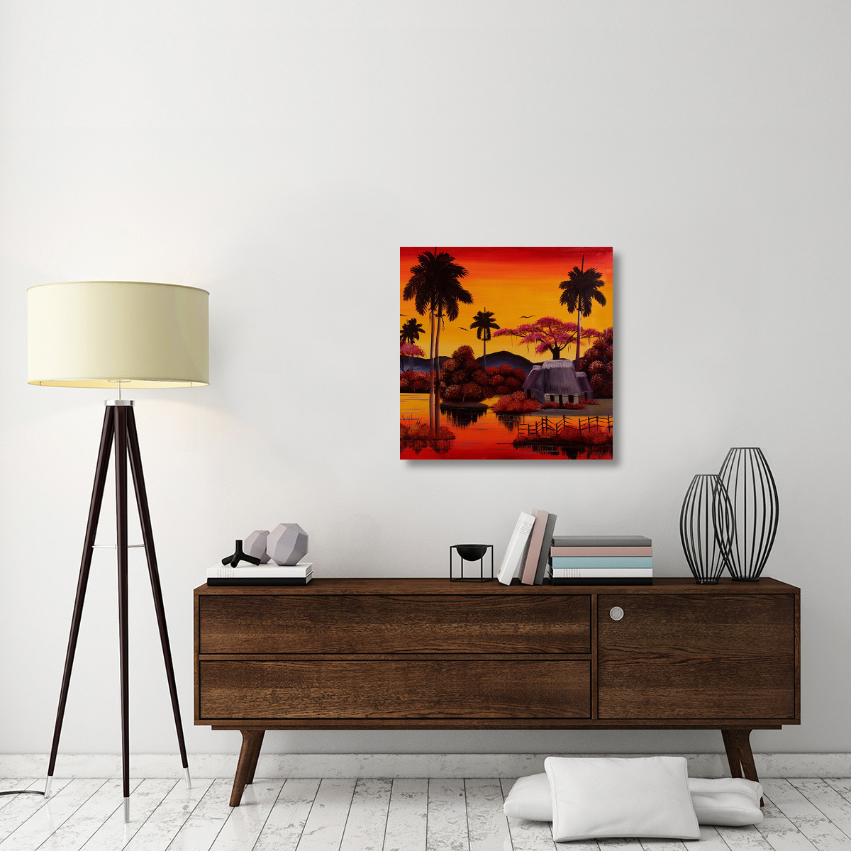 Palms Way-Canvas Art-30&quotx30"