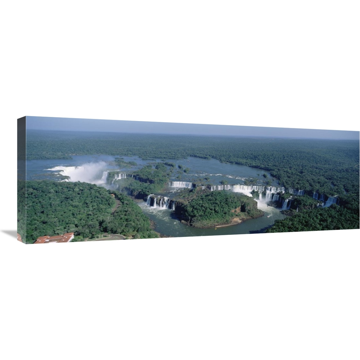 Iguacu Falls, Brazil-Canvas Art-36&quotx13.32"