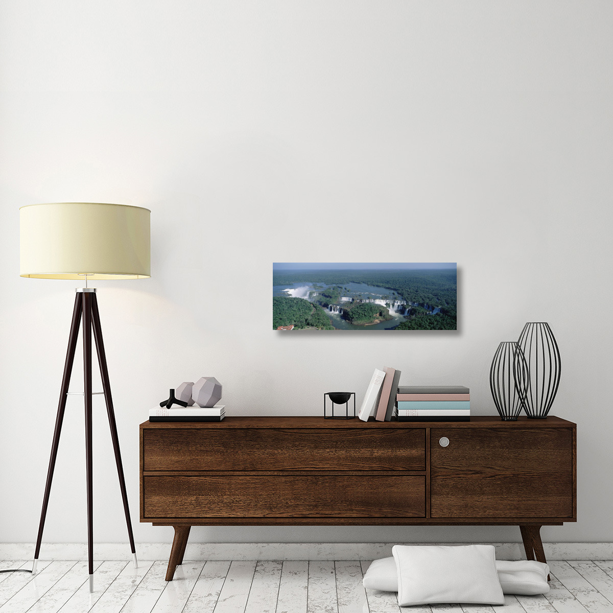 Iguacu Falls, Brazil-Canvas Art-36&quotx13.32"