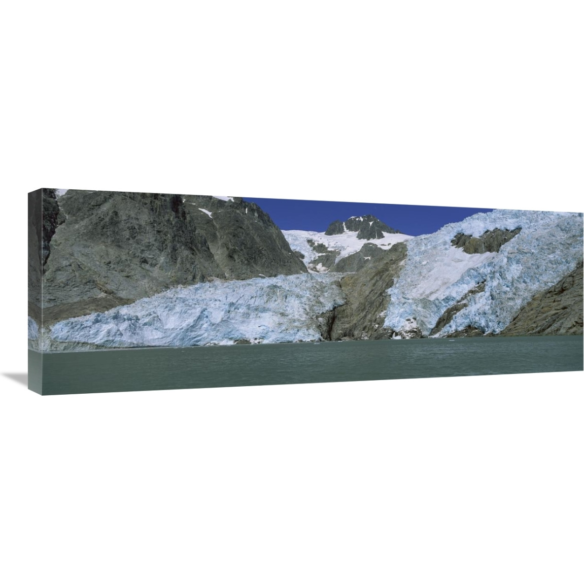 Northwestern Glacier spills from Harding Ice field, Kenai Fjords NP, Alaska-Canvas Art-36&quotx13.32"