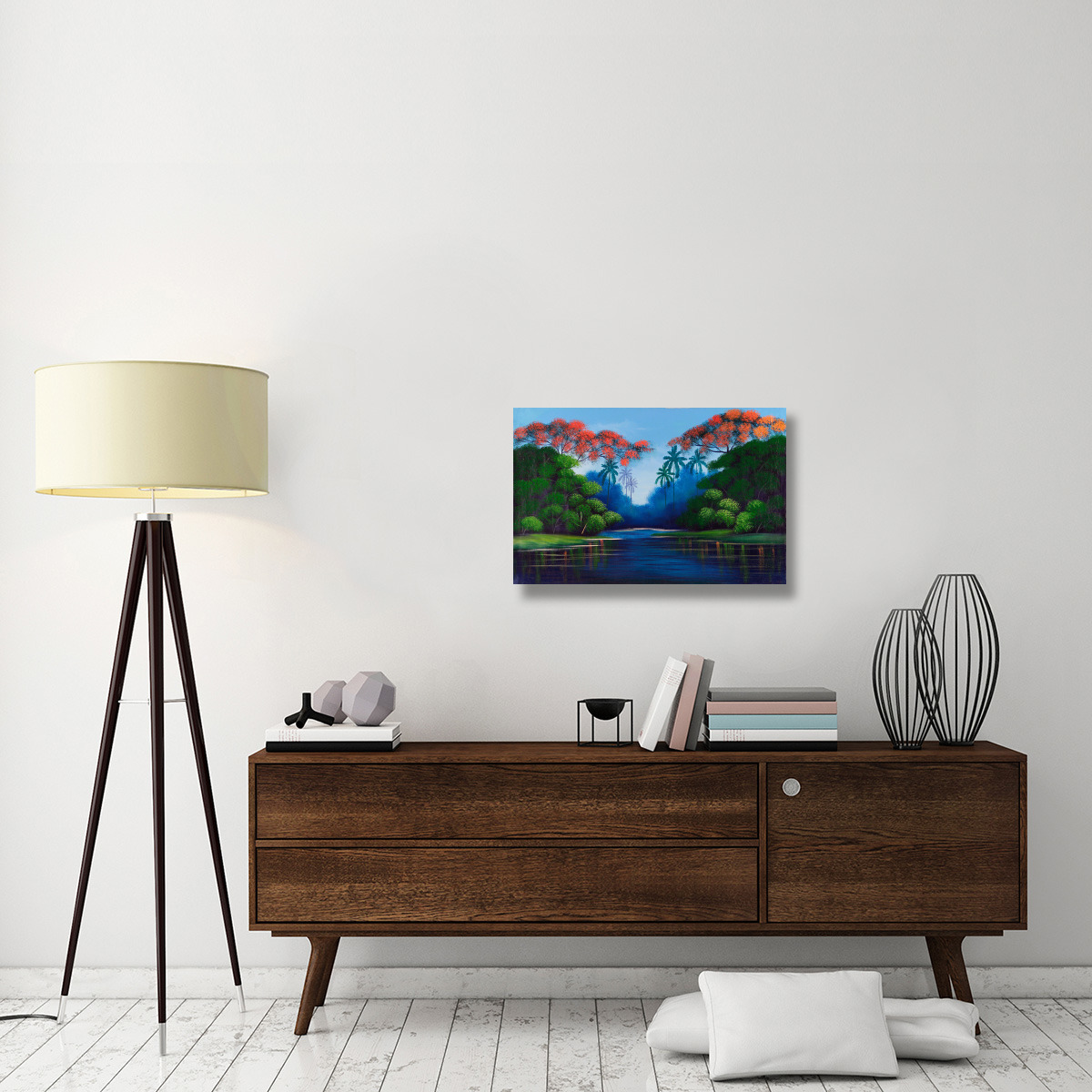Water Way-Canvas Art-30&quotx20"
