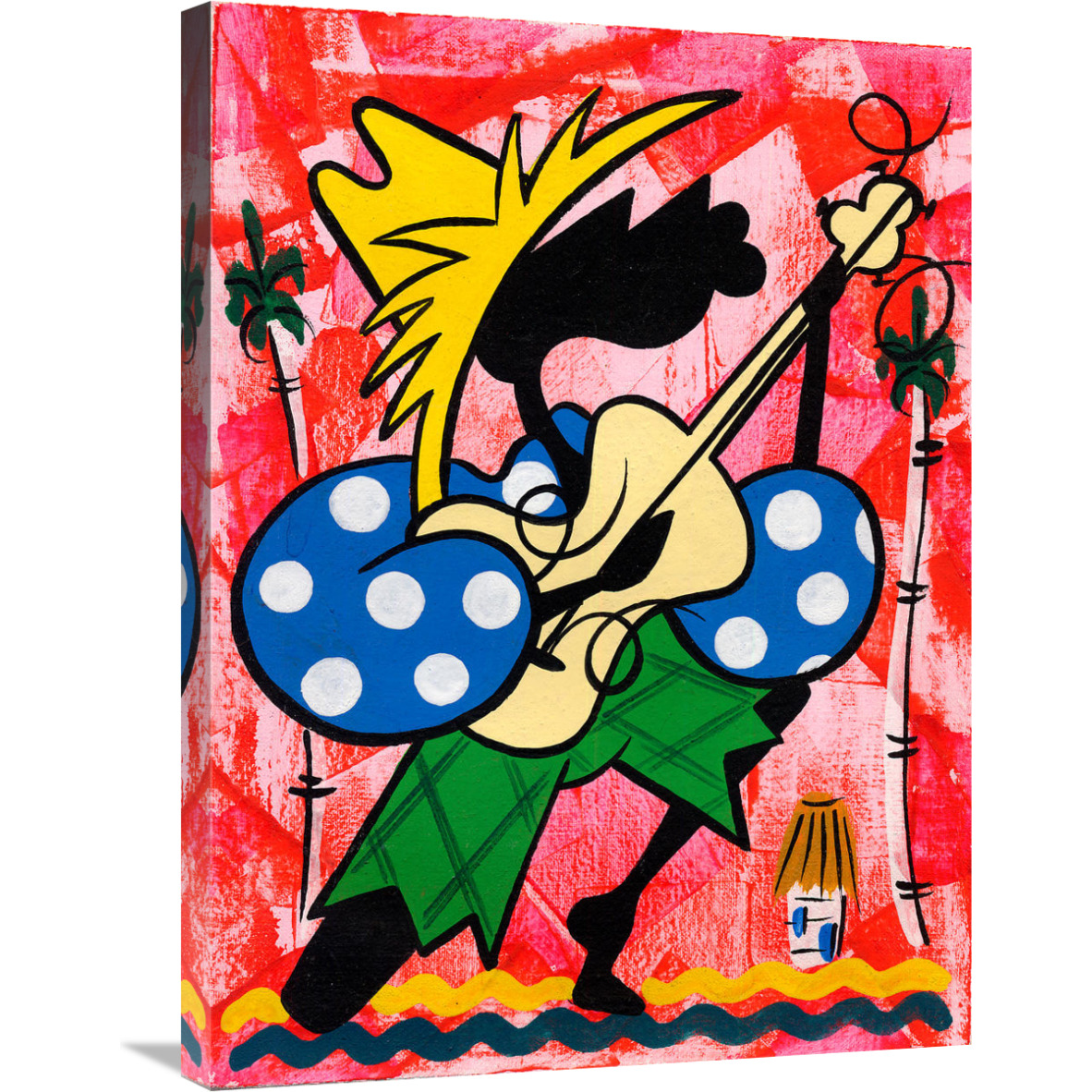 The Guatar-Canvas Art-24&quotx32"
