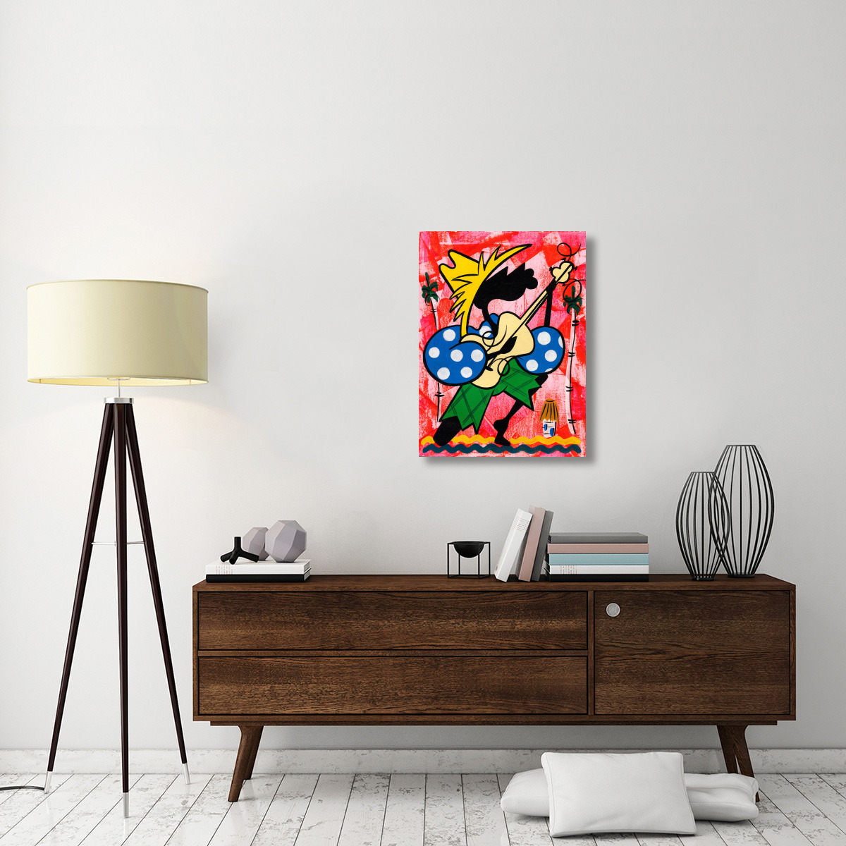 The Guatar-Canvas Art-24&quotx32"