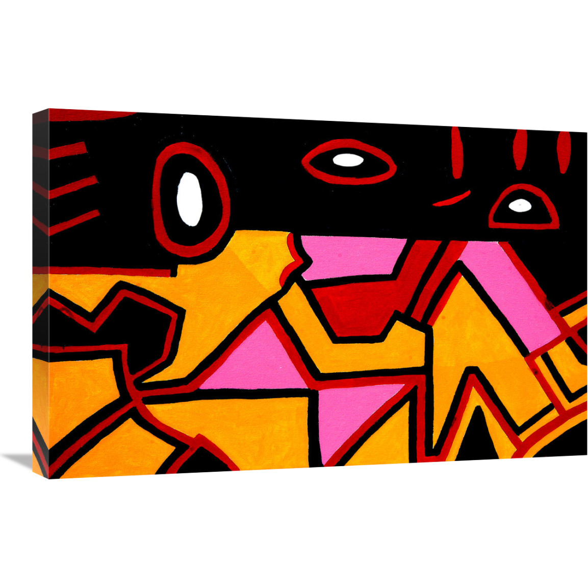 Abstract Fox-Canvas Art-30&quotx20"