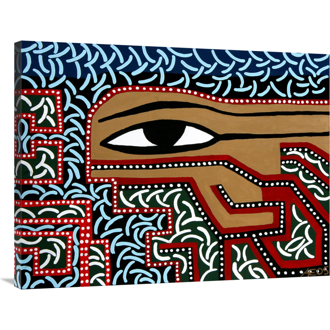 All Seeing Eye-Canvas Art-40&quotx30"
