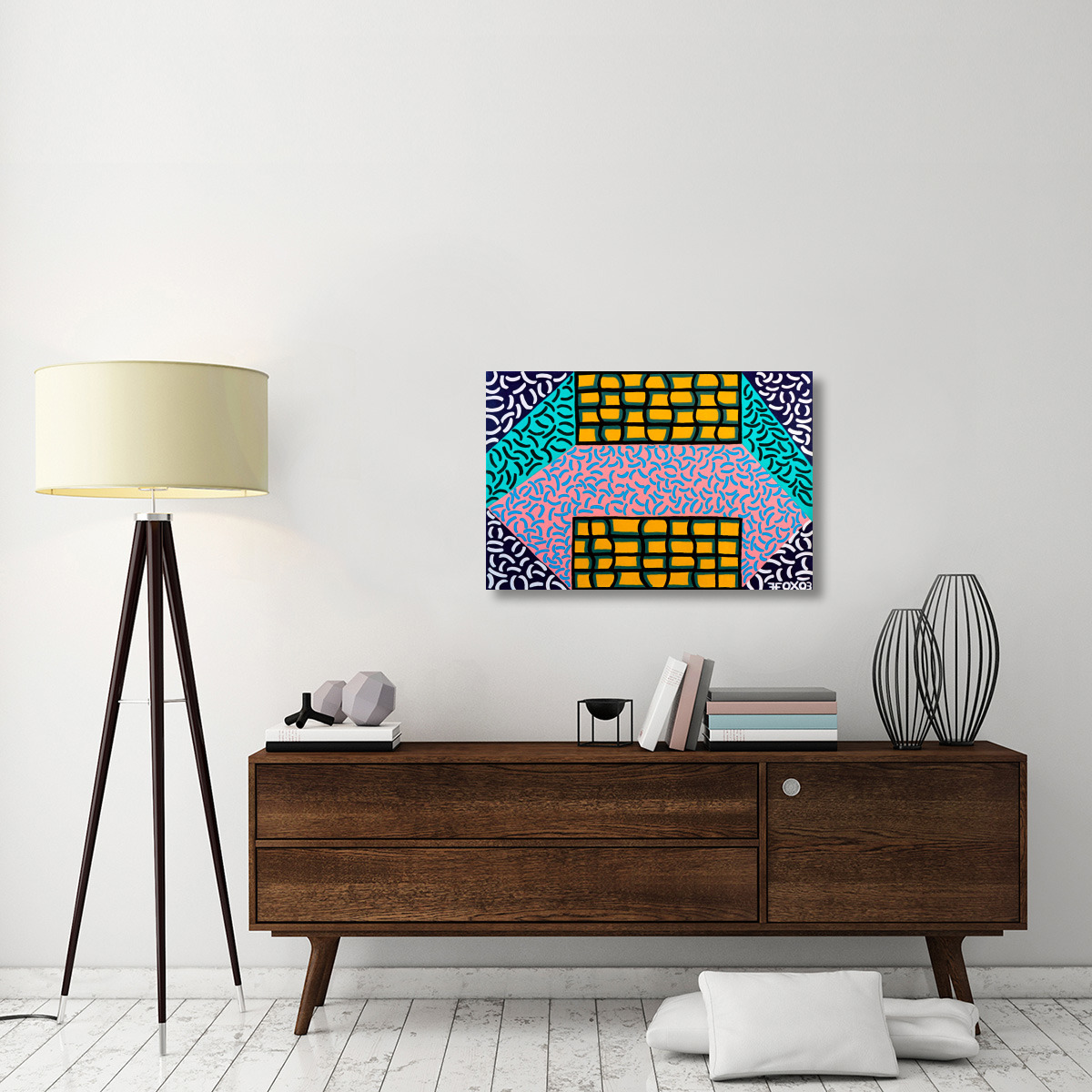 Arrows Both ways-Canvas Art-36&quotx24"