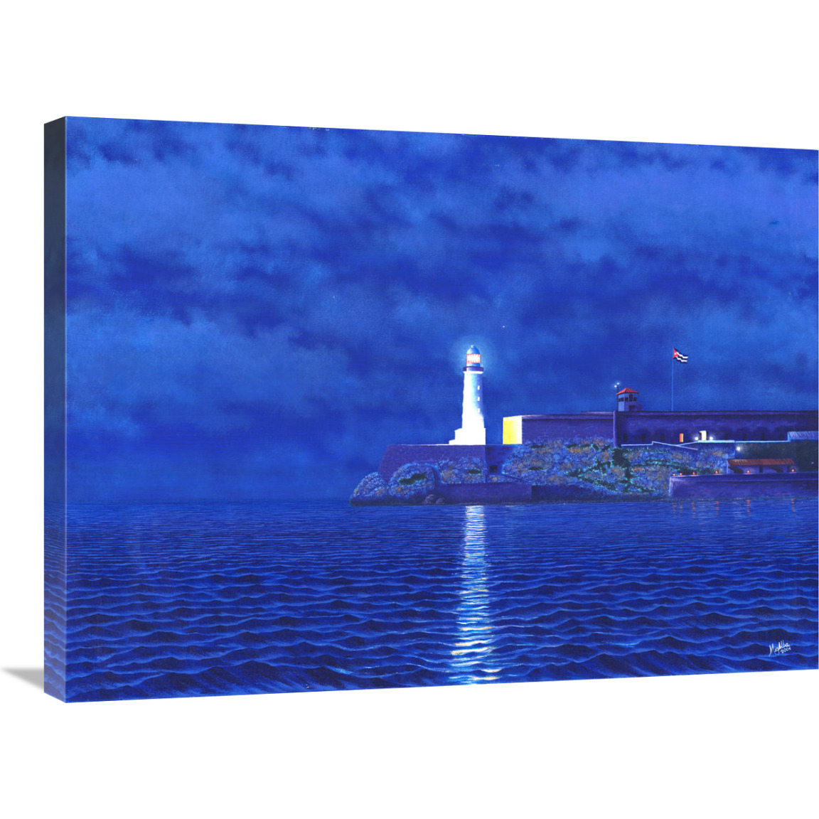 Lighthouse-Canvas Art-32&quotx24"